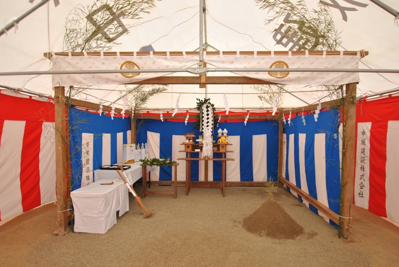 白石市深谷保育園地鎮祭